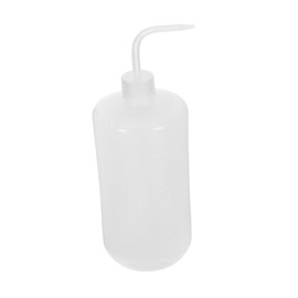 KICHOUSE Succulent Watering Bottle Curved Mouth Plastic Squeeze Bottle with Measurement Marks for Lab Tattoo and Plant Irrigation for Rinsing Tools and Care
