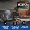 Acerpal Full Brim Vented Grey Silver Classic Carbon Fiber Design