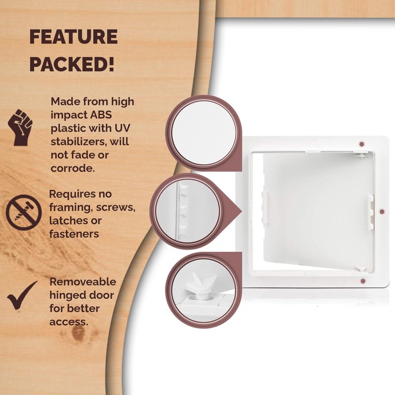 Morvat Access Panel 12x12 Inch for Drywall & Ceiling with