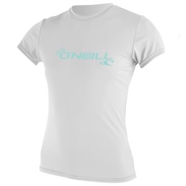 O'Neill Wetsuits Wms Basic Skins S/S Sun Shirt - WHITE, L