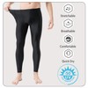Lemorecn UPF 50+ Men's Surfing Leggings Sun Protection Swimming Pants(CA6011black-M)