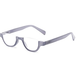 The Shay Colorful Semi-Rimless Half Reader Reading Glasses, 3.50 Lavender
