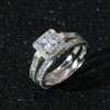 TWO RINGS Wedding Ring Sets His And Hers Promise Ring