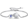 SOLOLIKE Infinity Cremation Jewelry Bracelet for Ashes for Women: S925