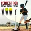 WEEPALM Batting Tee for Baseball/Softball, Premium Hitting Tee with Handrolled
