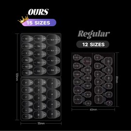 Jolly Snaps 300PCS Nail Adhesive Tabs Extra Strong | 10 Sheets Nail Sticky Tabs for Press Ons | Ultra Thin, Waterproof & Easy to Use Press On Sticky Tabs for Nails