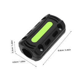 Mikinona Motorcycle Bumper Guard Black Plastic Fall Block for Motorbikes Scooter