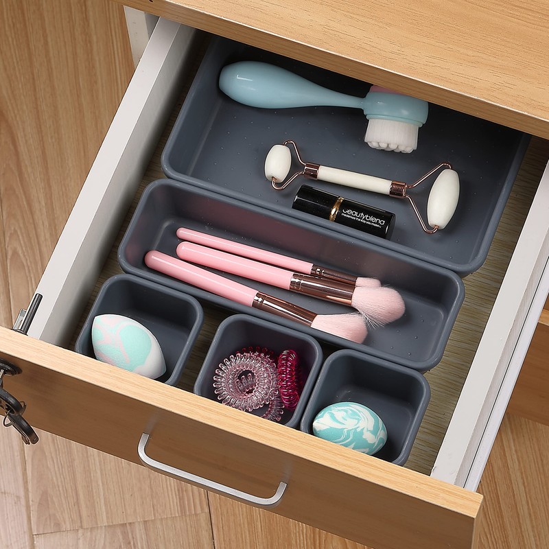Mr. Pen- Interlocking Desk Drawer Organizer, 8 pcs, Drawer Organizer,