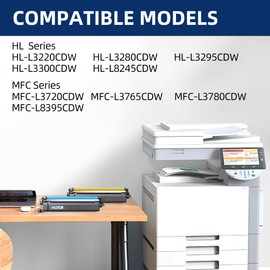 rito4colors TN229XL TN229 Black High Yield Toner Cartridges Compatible for Brother TN229XL TN229 TN229XLBK Used with HL-L3280CDW MFC-L3780CDW MFC-L3720DW HL-L3300CDW HL-L3220CDW Printer, 2 Black