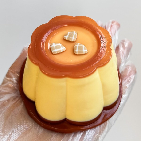 Handmade Big Pudding Squishies, Sticky Food Squishies for Adults Relieve
