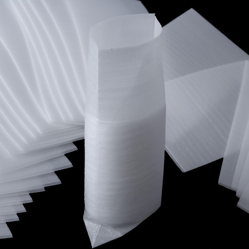 DRENIS 40 PCS Foam Pouches, 12 x 16 Inch, White,