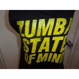 Zumba State of Mind Halter Top Size M Z1T02051 (B171)