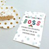 Obbyidk Funny Boss Christmas Card from Team Group, Merry Christmas