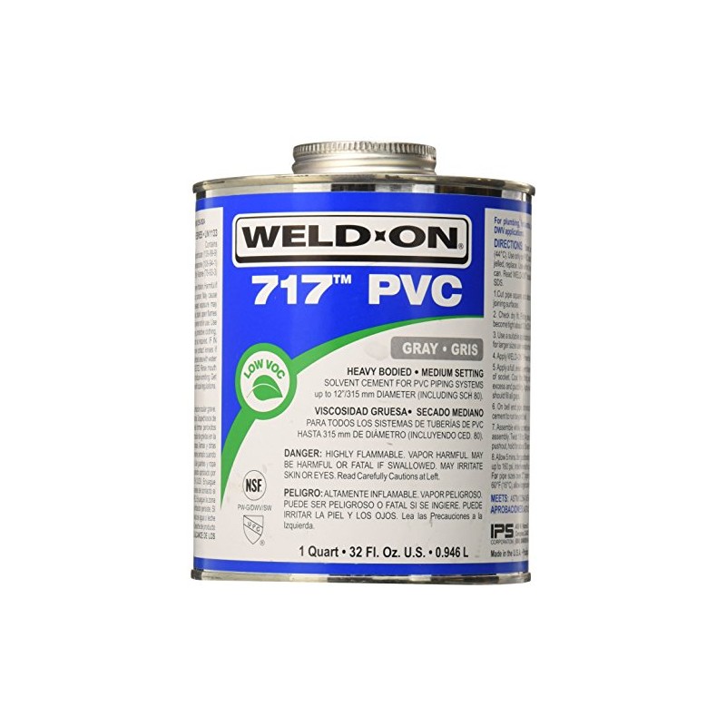 Weld-On 10145 717 PVC Heavy Bodied High Strength Solvent Cement