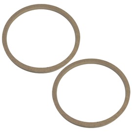 AERZETIX - C52047 - Set of 2 Adapters/Brackets/Universal Speaker Rings Ø200 mm - Ø202xØ181x12.3mm - Spacers/Ring Made of MDF for Speakers/Car/Vehicle/Sound Systems