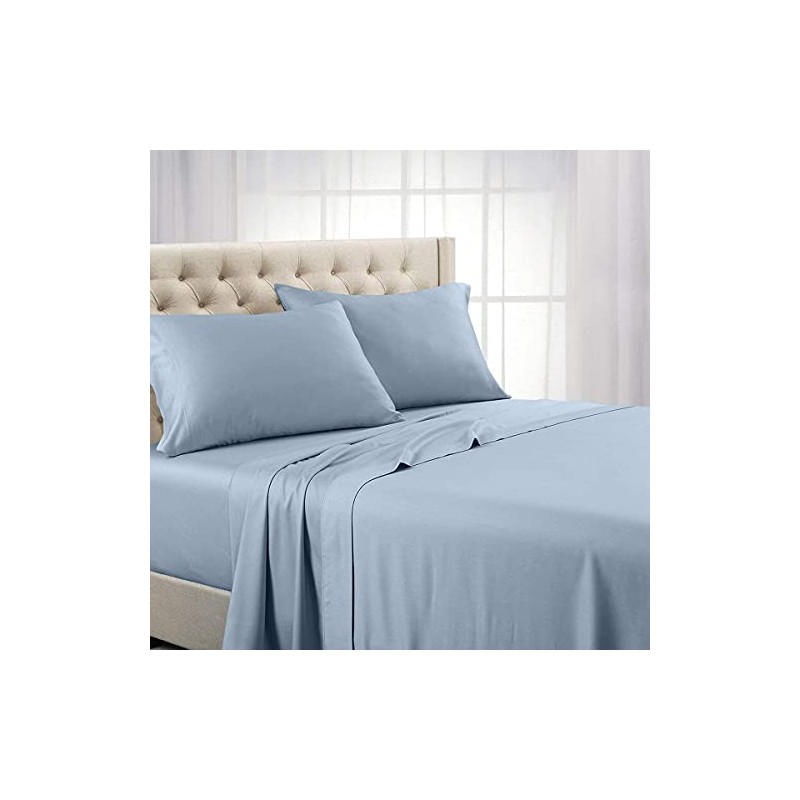 Royal Tradition Solid 600 Thread Count, 100-Percent Cotton Split King