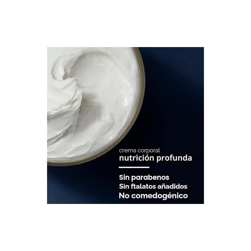 Crema corporal Vaseline Radiant X Nutrición profunda con manteca de