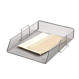 Q-Connect Stackable Letter Tray Silver
