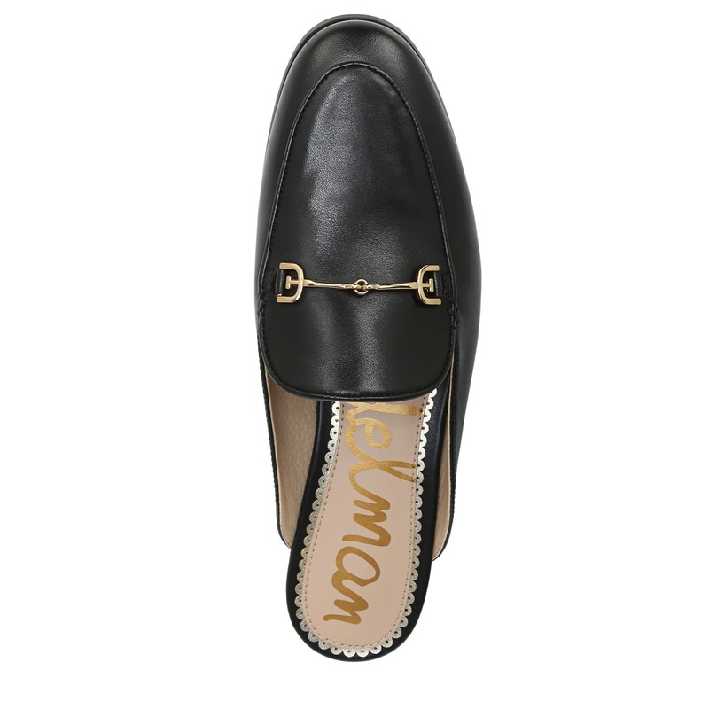 Sam Edelman Women's Linnie Shoe, Black Leather, 9 M US