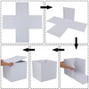 Extra Large Gift Box with Lid 20x20x20 Inches, White Big