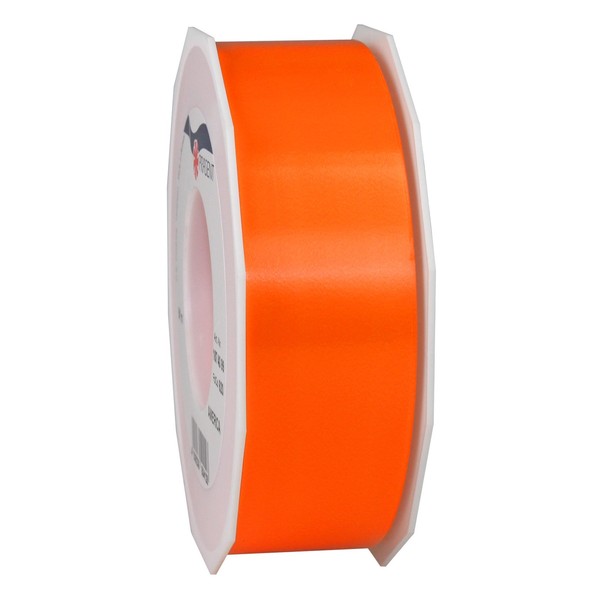 Morex Ribbon America Poly Curling Ribbon, 40mm-91m, Orange
