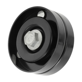 Motoforti Drive Belt Idler Pulley for Jeep Cherokee 2001-2008 Serpentine Tensioner Pulley Idler with Bolt Washer No.4861633AA/5066938AA Steel Black 1 Pcs