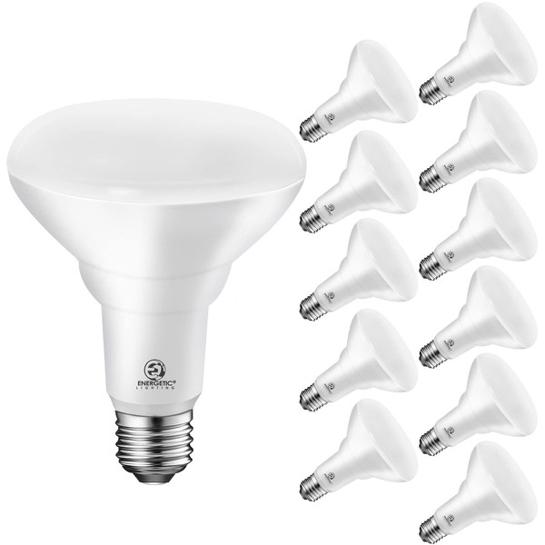Energetic 12 Pack 75W BR30 LED Recessed Light Bulb, Dimmable,