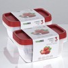 MIJOMA Frischhaltedosen Set 6-teilig – BPA-frei, stapelbar & mikrowellengeeignet –
