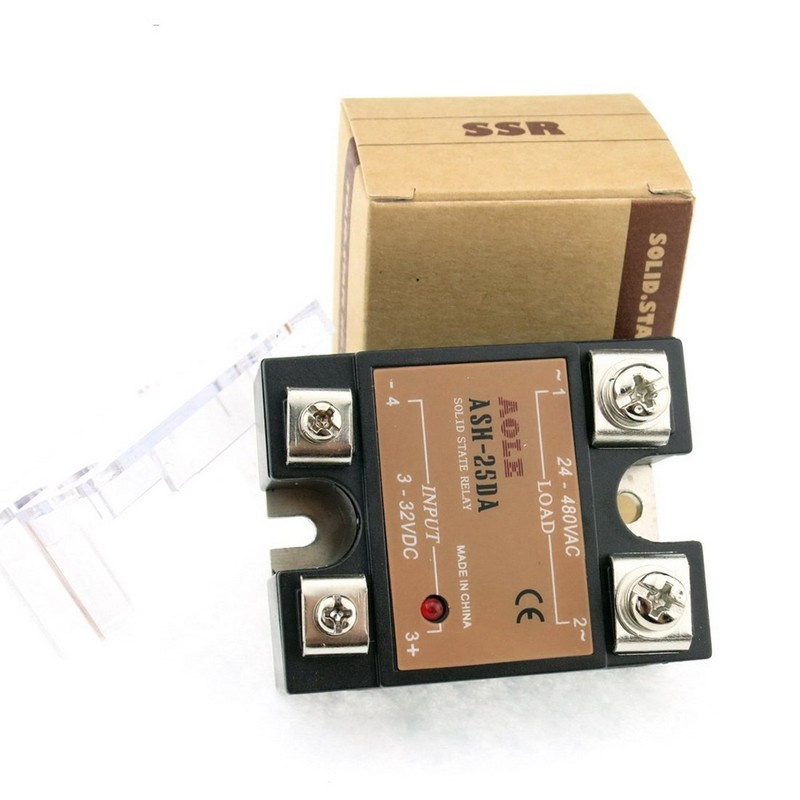 WerFamily SSR Solid State Relay SSR-25DA DC-AC 3-32V DC /