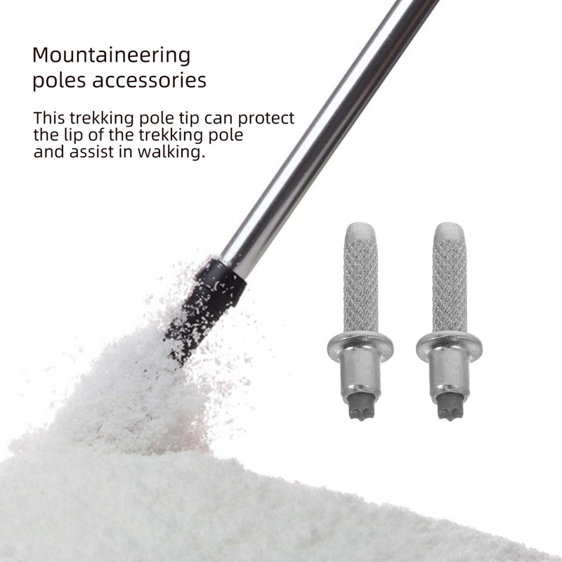 Garneck Hiking Poles Replacement Tips: Set of 10 Premium Tungsten