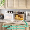 kiplant Bread Box for Kitchen Counter, Large Bamboo Bread Storage