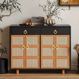 Ruiao 12 Pack 55mm Cupboard Knobs Cabinet Knobs, Gold Zinc Alloy Dresser Drawer Knobs with Screws for Kitchen&Bathroom（Gold,12 Pack）