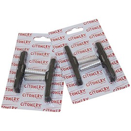 2 Pair of Bicycle Disc Brake Pads Brake Pads CMX Brake Shoes 70 mm Black for SHIMANO ALIVIO LX Cantilever Brake System