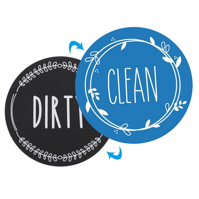 PATIKIL Dishwasher Magnet Clean Dirty Sign, 3 Pack Double Sided