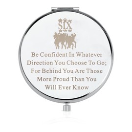 LQRI Six Musical Makeup Mirror Broadway Queen Gift Six Queen Musical Pocket Mirror Broadway Musical Gift