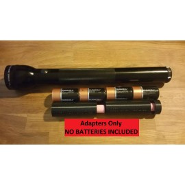 Unbranded 2x 18650 Li-Ion to 4D-Cell Maglite ADAPTER - Flashlight conversion w/ LED option - Without LED Bulb