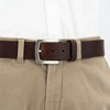 LINDENMANN Men's Leather Belt, 40 mm Wide, Full Cowhide Leather,