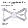 Smart Posture Corrector, Upper Back Brace with Vibration Intelligent Posture