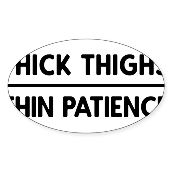 CafePress Funny Cute Women's Quote Merchandise Sticker Oval Car Bumper