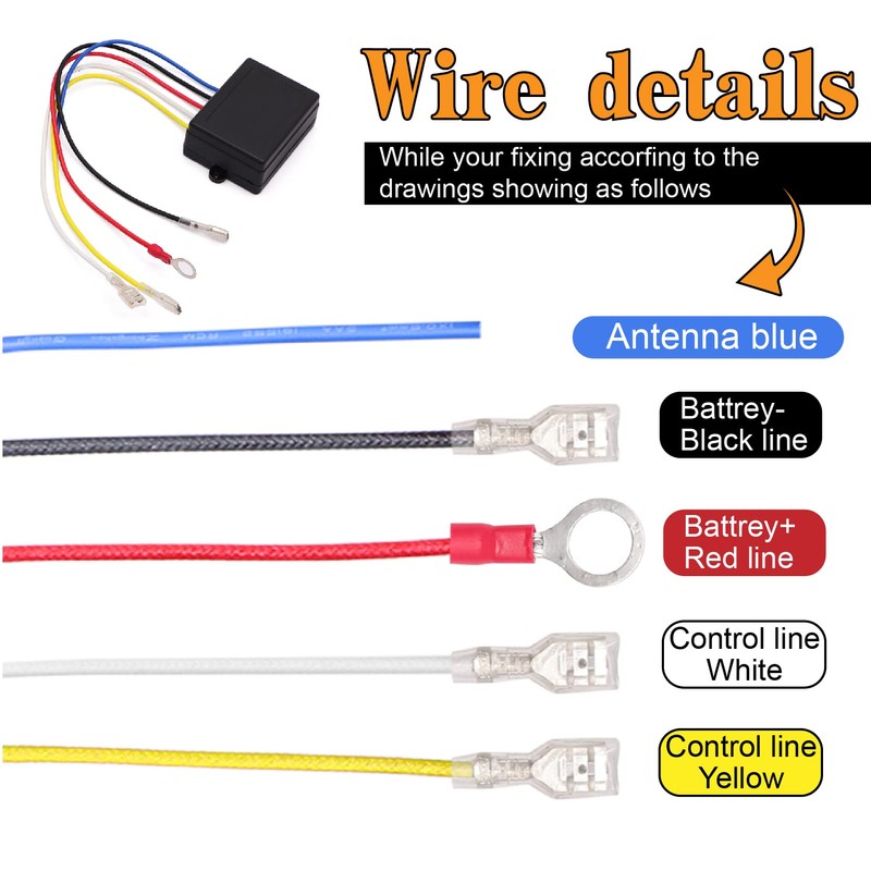 Torkettle 12V 500A Winch Solenoid Contactor Relay and Wireless Twin