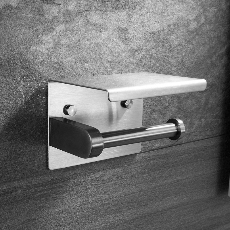 Toilet Paper Holder Stainless Steel Toilet Paper Roll Holder with