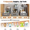 2-Pack Under Sink Organizers and Storage,2-Tier L Shape Pull Out