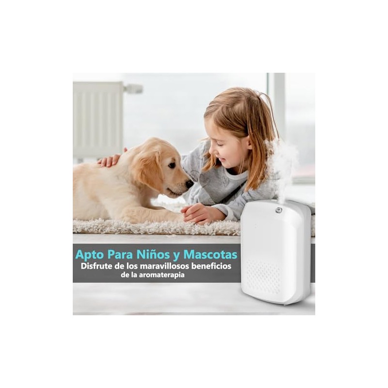 Difusor de Aceite Esenciales Bluetooth 400ml, 5 Modos Control App,