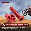 WOOSTAR 7/8" 22mm Twist Throttle Grip with Handlebar Clamp Replacement