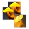 AUSAYE 3 Pack Sensor LED Mushroom Night Light Plug in