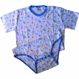 Baby Pants Adult Onezie - Extra Large Jungle Friends