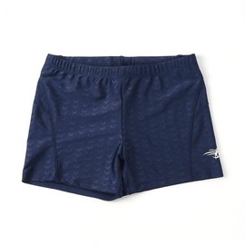 Men's Indoor Navy Square Short Swim Trunks XL Men's Mid-Thigh Swim Trunks