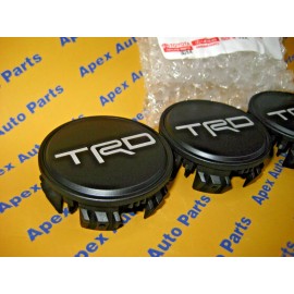 Toyota Rav4 TRD Off Road Wheel Center Caps Genuine OEM Toyota Flat Black 4
