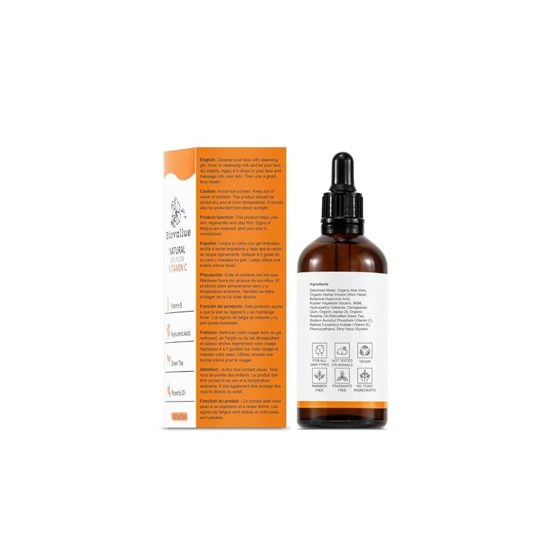 GANADOR DE LA COMPARACIÓN 2023 BIOVALLUE PREMIUM HIALURÓNICO SERUM 100ML