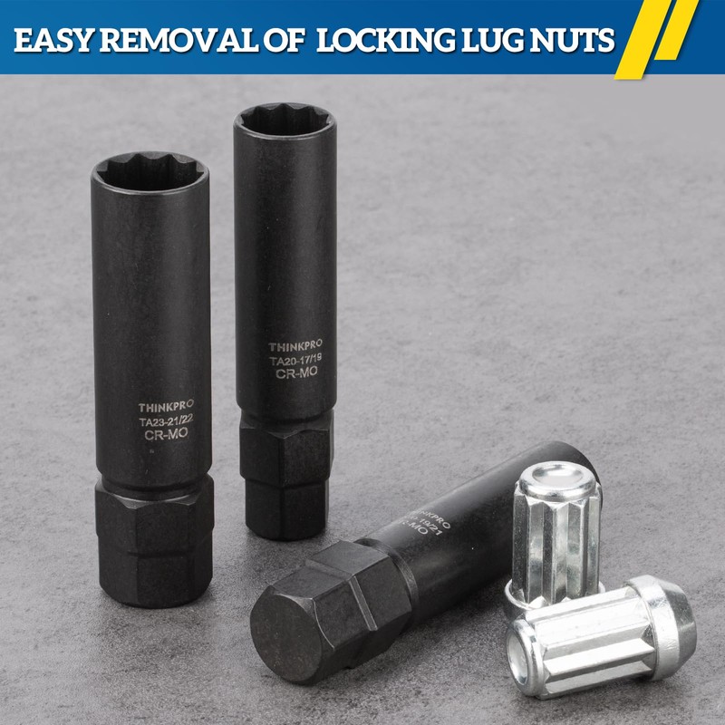 Thinkpro 10 spline lug nut key,Compatible with Bimecc 10-Spline Lug